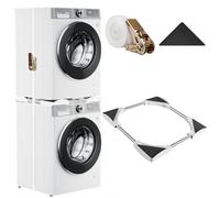 DEWEL Kit Sovrapposizione Lavatrice Asciugatrice Universale 45-70cm 140kg