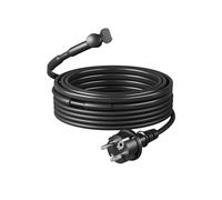 DEWENWILS Cavo riscaldante 230 V con termostato, 6 m, protezione antigelo, cavo termico 15 W/M, filo riscaldante IP67, impermeabile, per il riscaldamento del tubo, a risparmio energetico, accensione