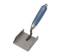 DEWEPRO Frattazzo Per Angoli Esterni 80x83mm In Acciaio Inossidabile Antiruggine Con Manico In Legno Ergonomico - Spatola Professionale Per Intonacare, Stuccare E Rifinire Pareti E Cartongesso