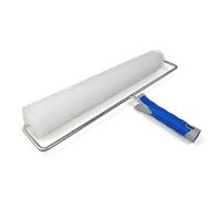 DEWEPRO® Rullo frangibolle Ø75x500mm - Lunghezza dei chiodi 17 mm - Rullo per autolivellante - Rullo a bolle - Supporto Metallico Robusto con Manico Bi-Componente