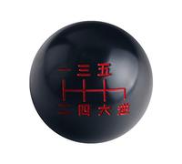 DEWHEL Pomello del cambio manuale con intarsio nero/rosso, 6 marce M10 x 1,5 M10 x 1,25 M8 x 1,25 M12 x 1,25