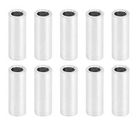 Dewin 10pcs Round Spacer Alluminio in lega di supporto non thread Supporto di supporto per 6 mm Diametro esterno (Lunghezza 16mm)
