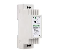 DEWIN 12W 5V 2.4A Alimentatore per Guida DIN Din-Rail Alimentazione Trasformatore Guida DIN per Sistemi di Controllo Industriali