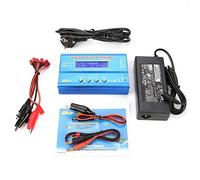 DEWIN Caricabatterie LiPo bilanciato, B6 80W Bilancia LCD Digitale Caricabatterie Scaricatore per LLiPo RC Batteria (EU Plug)