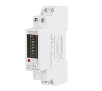 DEWIN Contatore KWh,5-32A 220V Contatore Energia Elettrica Monofase Misuratore di Energia Conta Scatti per Corrente 220V su Guida DIN