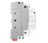 DEWIN Contattore CA, teleruttore 220v 2P 2NO 25A Contattore CA Domestico monofase Contattori di Sicurezza Teleruttore Interruttore del Contattore CA su Guida DIN