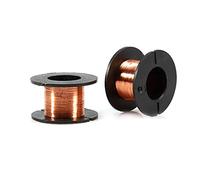 DEWIN Filo Smaltato 5 Rotoli 0,1 mm Filo di Rame Laccato e Isolato Filo di Rame Smaltato,Lunghezza 15 m