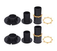 DEWIN Gambe di Supporto per Letto in Altezza Regolabile 2 Set di Supporto per Letto Gamba Pp Gamba di Supporto Centrale Ad Altezza Regolabile 8,66 Pollici a 14,17 Pollici