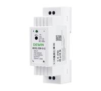 DEWIN Guide DIN Alimentazione Adattatore 15W 12V 1,25A DIN Rail Trasformatore Alimentatore 12V Din per Sistemi di Controllo Industriali(DEW-15W-12V1,25A)