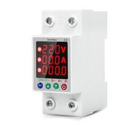 DEWIN Misuratore Consumo Elettrico, 2P AC230V 63A Contatore Energia Elettrica Misuratore Consumi Elettrici Wattmetro Contatore Elettrico Digitale kwh Tre display con Display LCD