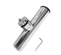 DEWIN Porta Canne da Barca, Portacanna da Barca Portacanne Barca a Vela Staffa di Supporto per Canna da Pesca in Acciaio Inossidabile per Binari da 1" a 1-1/4"