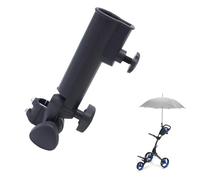DEWIN Porta Ombrello da Golf,Regolabile per Carrello Golf Carrello Portaombrelli Golf Regolabili Universali Plastica Stand Push Pull