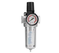DEWIN Regolatore di Pressione Aria 1/2 Pollice,Regolatore del filtro dell'aria 1/2" Regolatore del Filtro BSP 1/2" Regolatore di Pressione per Compressore con Compressore D'aria con Attacco