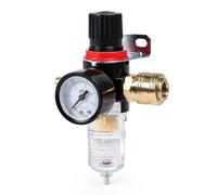 DEWIN Regolatore di Pressione per Compressore, 1/4" Regolatore d'Aria Compressa Riduttore di Pressione Aria Compressa da 1/4 di Pollice