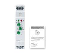 DEWIN Relè Temporizzato,GRT6-M1 AC/DC24V-240V Relè Tempo Di Ritardo Multifunzionale Rele Multifunzione con 10 Funzioni di Ritardo, può Essere Utilizzato per il Controllo dell'illuminazione ecc
