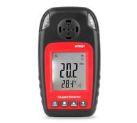 DEWIN Rilevatore di Ossigeno,0~25% Rilevatore di Gas Ossigeno misuratore ossigeno aria Vol Rilevatore Gas Portatile O2 Analizzatore di Ossigeno Tester con Display LCD WT8821