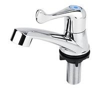 DEWIN Rubinetto a Freddo Singolo, Rubinetto dell'Acqua dell'ABS per Il lavandino della Cucina del Bacino del Bagno(G1 / 2)