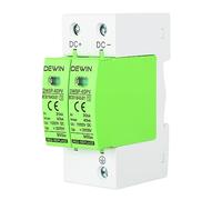 DEWIN Scaricatore di Sovratensione,2P 40KA Scaricatore DC 1000V Fotovoltaico Scaricatori di Sovratensione DC Scaricatore di Tensione Protezione da Sovratensioni e Fulmini