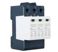 DEWIN Scaricatore di Sovratensione,3P 40KA Dispositivo di Protezione Contro Le Sovratensioni Scaricatore DC 1000V Fotovoltaico Protezione Sovratensione per Contro i Fulmini T1+T2