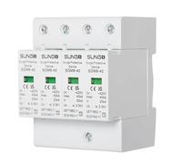 DEWIN Scaricatore di Sovratensioni,4P 40KA AC 420V Scaricatore di Sovratensione Surge Protective Device Dispositivo di Protezione Contro Le Sovratensioni per la Protezione Contro i Fulmini