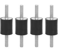 DEWIN Silent Block M6,Silentblock Supporti in Gomma Gommini M6 Supporti Anti Vibranti Ammortizzatore Gomma M6 Silentblock Bobine per Barche per Auto (VV 20 * 20 M6*18)