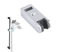 DEWIN Supporto per Soffione Doccia, 30mm x 15mm Supporto Doccia Regolabile Barra di Scorrimento Quadrata Regolabile S Strumento di Supporto per Supporto Testa