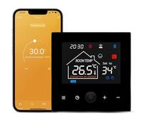 DEWIN Termostato Caldaia Wifi,Termostato Caldaia Smart Cronotermostato da Parete Intelligente Controllo intelligente a distanza tramite app per dispositivi mobili