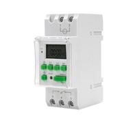 DEWIN Timer Digitale Settimanale,AC/DC 12V Timer Digitale Programmabile Interruttore Orario Digitale LCD,16 Programmi di Accensione/Spegnimento (Con Manuale in Italiano)