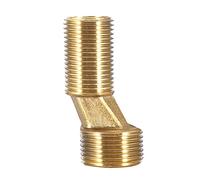 DEWIN Tribocchi di Tubi in Ottone Esagono 3/4 "x 1/2” NPT Raccordi di Tubi in Ottone Tubo di Collegamento Dell'acqua per il Tubo Dell'acqua Collegamento