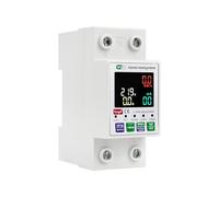 DewinLVD Contatore Energia Elettrica, 2P 63AC Misuratore Consumo Elettrico WIFI Contatore di Corrente Alternata Intelligente Guida DIN Con Protezione Contro le Dispersioni
