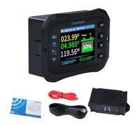 DewinLVD Monitor Batteria, WIFI Tester Coulomb 12V 24V 36V 48V 72V Controllo Remoto APP con Allarme Digitale Voltmetro 100A 10-100V per Roulotte Impianto Solare