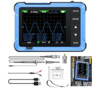 DewinLVD Oscilloscopio,Oscilloscopio Portatile/Generatore di Segnali DDS,DSO510 Oscilloscopio Digitale da 2,8 Pollici TFT, Larghezza di Banda di 10 MHz, Frequenza di Campionamento di 48 MSPS