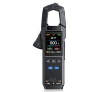 DewinLVD Pinza Amperometrica Multimetro Digitale 10000 Conti AC DC Voltmetro con Illuminazione LED Misure di Resistenza Capacitanza Tensione Corrente Temperatura Frequenza Diodi DMC-100