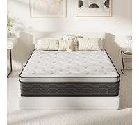 DEWINNER Materasso Matrimoniale 160x190 cm Altezza 30 cm, Materasso a Molle e Schiuma, Insacchettate,Confortevole e Traspirante,Durezza Media, Materasso 160 x 190 Con Certificazione OEKO-TEX