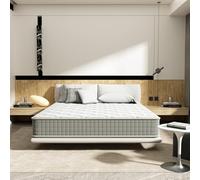 DEWINNER Materasso Memory 120 x 190 x 30 cm, in schiuma ergonomica 7 zone, fermezza media, sollievo a pressione completa, anti-acari, ipoallergenico, comfort professionale per Dodo Riparatore