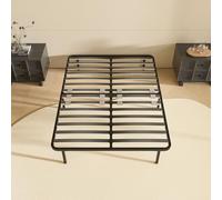 DEWINNER Rete 120x190 cm per Letto una Piazza e Mezza, Altezza 35cm, Ortopedica con 7 Piedi,Letto Ferro Battuto con Rete a Doghe regolatori di rigidità con Doppie doghe centrali