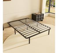 DEWINNER Rete 140x190 cm, Altezza 35cm, Ortopedica con 7 Piedi,Letto Ferro Battuto con Rete a Doghe francese regolatori di rigidità con Doppie doghe centrali 140 x 190 cm