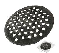 Dewireaey Grondaia per Garage,Filtro Rotondo Resistente da 18 cm | Sostituto Per Grata Di Scarico Del Bagno | Per Entrata Auto Passaggio Bagno Balcone Patio Esterno