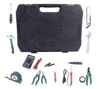 Dewireaey Kit Di Utensili Base Per La Casa,39 Pezzi Multiuso Trasportabile - Set per Autoveicoli - per Interno Auto, Sedile Posteriore e Anteriore, Furgone, Barca, SUV, Camion, Campeggio, Viaggio
