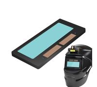 Dewireaey Lente di protezione del saldatore - vetro per saldatura oscurante automatico in colore reale | vetro di ricambio solare con fedeltà dei colori come accessorio per casco protettivo per