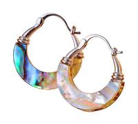 Dewireaey Orecchini Conchiglia Oro - Gioielli Leggeri Con Conchiglia Naturale Color Oro | Orecchini Pendenti A Goccia - Per Cerimonia Proposta Anniversari Compleanno Natale e Occasioni Speciali