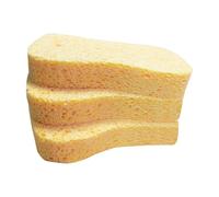 Dewireaey Spugna Naturale Per Cucina - Spugna Pulente Non Graffiante | Scovolino 3 Pezzi in Polpa di Legno e Cotone per Rimuovere lo Sporco Pulizia Casa Cucina