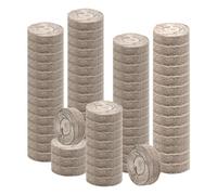 Dewireaey Terriccio per piante,Miscela di concime di crescita in 100 pezzi | 30mm Terriccio di Torba per Giardino - per esterno, ortaggi, fiori, alberi, cactus, orchidee, bonsai, monstera, agrumi