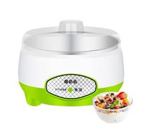 Dewireaey yogurt | yogurt con controllo della temperatura regolabile | dispositivo elettrico universale 1,2 l per latte vino riso cucina uomo donna