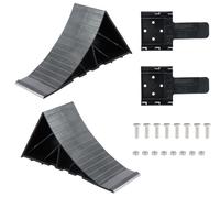 Dewocke 2PCS Cunei Frenanti Auto, Blocca Ruote per Auto, Cuneo per Arresto Ruota, Cuneo Ferma Ruota, Generico Cuneo Fermaruota, Cunei Ruote, Cuneo Ruota Freno, Cunei Rimorchio Fino a 1,6 t