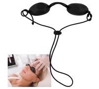 Dewocke Solarium Glasses, Infrared Glasses, UV Solarium Goggles, UV Laser Safety Glasses, Solarium Goggles, Adjustable Elastic Band, Suitable for Beauty Treatments and Outdoor Tan Protection