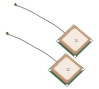 DEWOTHV Antenna GPS Attiva Alto Guadagno 28 dB Antenna GPS Passiva Integrata Modulo Interno Patch Ceramico con cavo L'amplificatore ha una Bassa Cifra di Rumore (Confezione da 2)