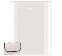 DEWUR Coperta da picnic Coperta da spiaggia lavabile impermeabile Coperta da campeggio XXL senza sabbia Tappetino da spiaggia isolato con supporto impermeabile (Kaki, 300 x 200 cm)