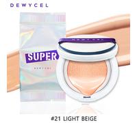 DEWYCEL Super Cover Cushion 15g Ricarica #21 Beige Chiaro FORMULA SUPER ESSENZA