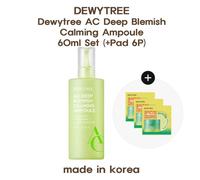 Dewytree AC Deep Blemish Calming Ampolle Set da 60 ml (+Pad 6P) Vegan Made in...